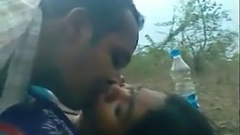 Outdoor Lovemaking In A Jungle Setting Involving South Asian Individuals