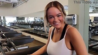 Alexis Kay, A Busty Woman With Natural Assets, Is Picked Up At The Gym For A Wild Encounter That Culminates In A Creampie