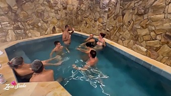 Our Friends And Us Had A Great Time At The Motel, Shared A Drink, And Then Had Passionate Sex In A Variety Of Positions On A Red And Sheer Bed